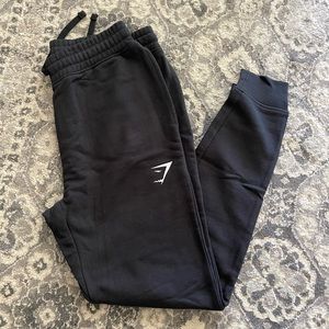 Black Gymshark joggers sz XS men’s. Fit a women’s XS-S
